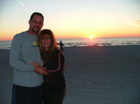 ME AND FRED AT ST PETE BEACH