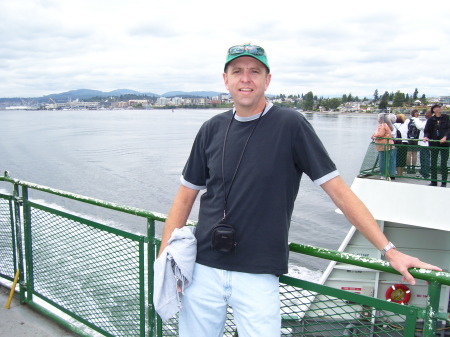 Me on a Ferry on my way to Seattle