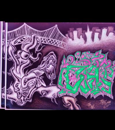 Handdrawn Graff.