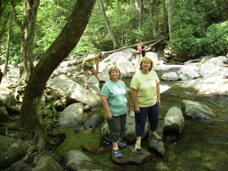 Cindy and Sue, Krystal behind us