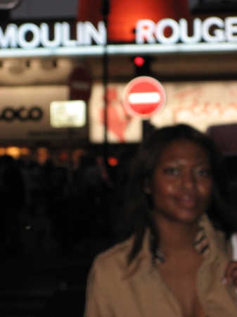 At Moulin Rouge in Paris