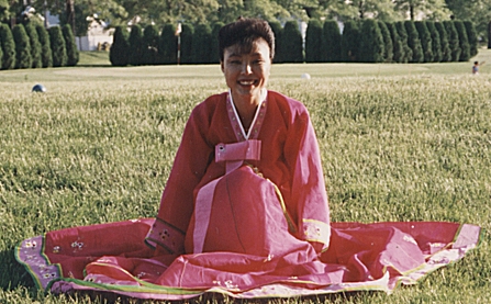 Chin in Traditional Korean dress