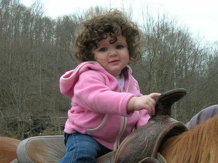 Jacy on horse!!