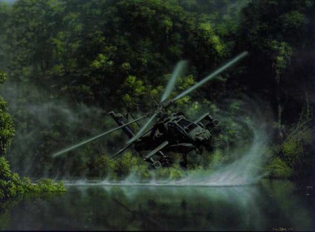 AH-64A Apache Helicopter