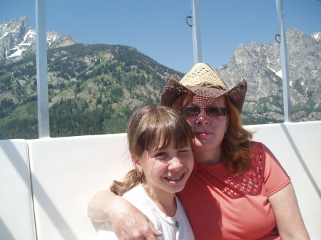Boating on Jenny Lake in the Grand Tetons