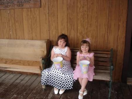 The girls at easter