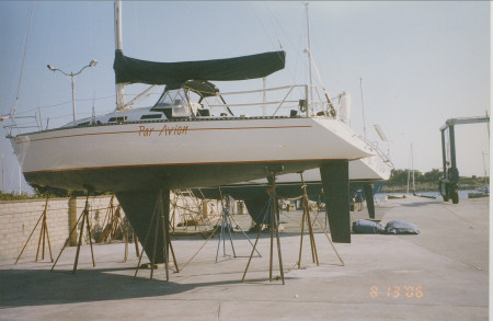 Boat #3 The racing machine, " Par Avion "