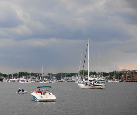 The Chesapeak Bay in Annapolis!