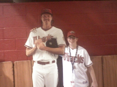 Eric meets Randy Johnson!!!