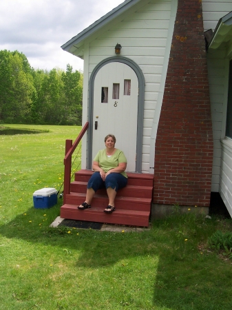 Me at the cabin in Maine