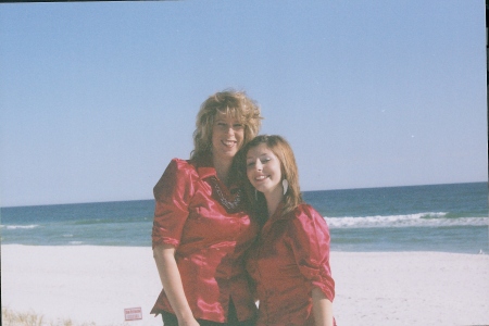 Mother/Daughter Christmas Photo