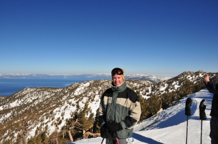 Skiing at Heavenly, Lake Tahoe, Feb. 2008