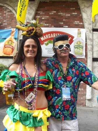 Carmen and Elvis at Buffett 2007