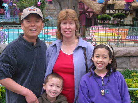 Family trip to Disneyland