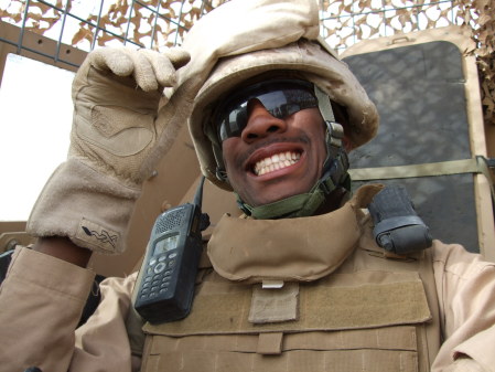 my son the marine in iraq 2008