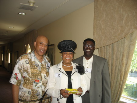 Ron Gaither (right) with Sandra & Ron Spader