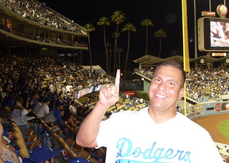 Erich at Dodger Stadium