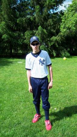 John - Last year of little league - a Yankee