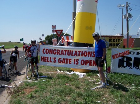 Me and friend Bill at Hotter than Hell 100