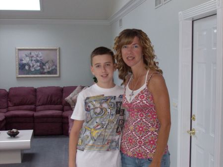 my son lou and I July 4 2008