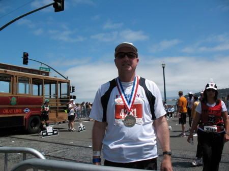 1st Marathon Finish, S.F. Marathon