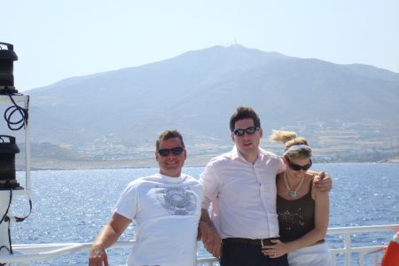 On our way to Santorini