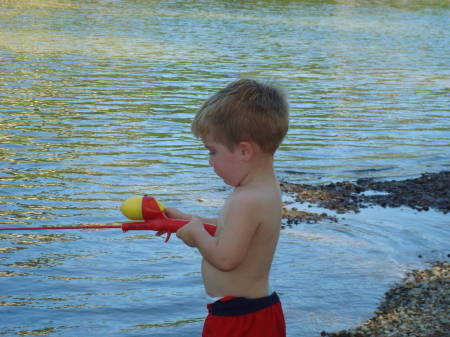 RYDER LOVES TO FISH