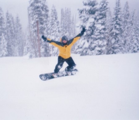 snowboarding