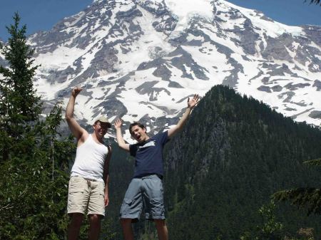 blown away by mt. rainier