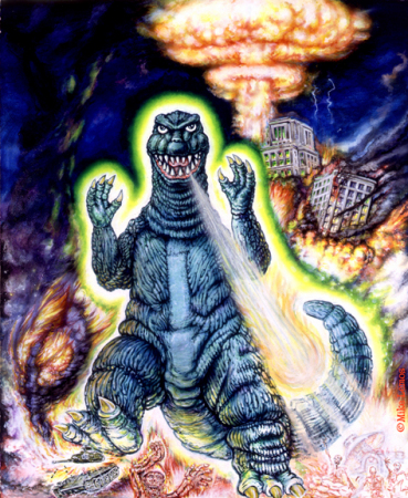 Godzilla Illustration