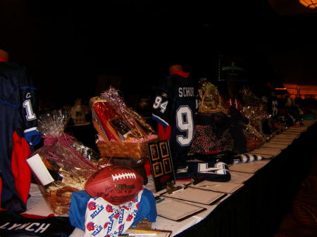 Some of the Baskets and Auction Items .