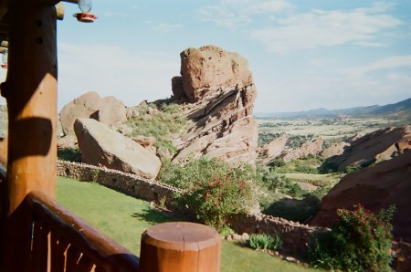 Red Rocks Gift Shop - View from the back Porch