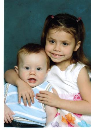 My GG-Kids Carlie 4yr & Gage 8mo.