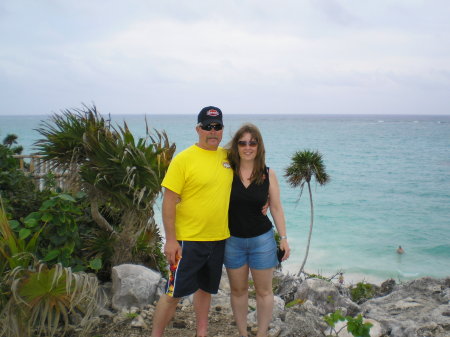 At Tulum Ruins