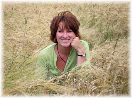 Me in a wheat field in Canada