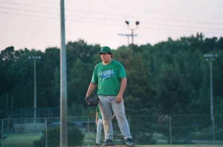 the stare down--ready to pitch