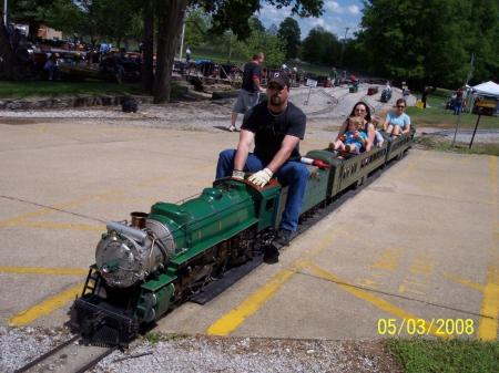 Family train day.