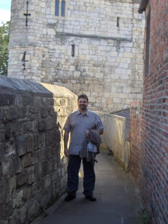 Mike on the Walls of York,England