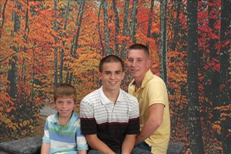 Zachary,Ben, Chris (My stepchildren)