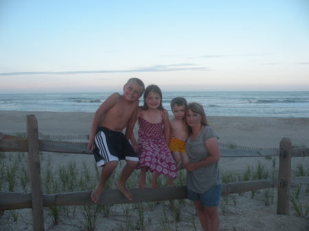 me and the kids on LBI 08'