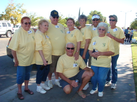 Members of Class of '58 before parade