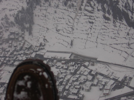 Zermatt from parasail at 5000 ft