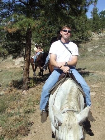 Yep I am on a horse