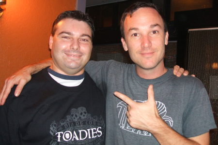 Me and Clark from the Toadies