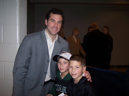 boys and dallas stars goailie marty turco