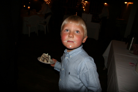 Ahhh the Cake Culprit , My nephew