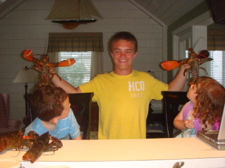 Roan, Dylan, Isla & Lobsters