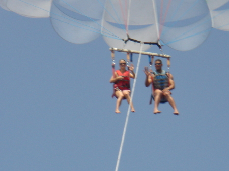 Parasailing in Cayman Islands