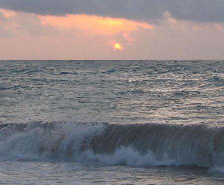 sunrise in Tulum