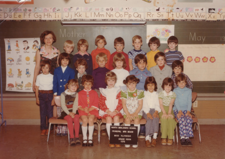 Kindergarten North Blvd School 1976